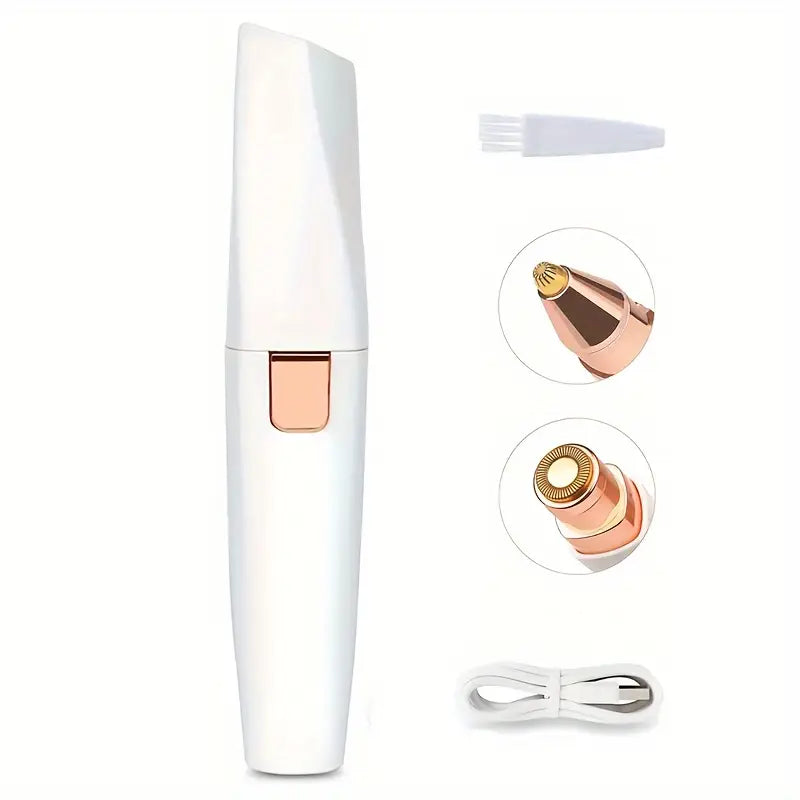 Depiladora de Precisión Facial 2 en 1