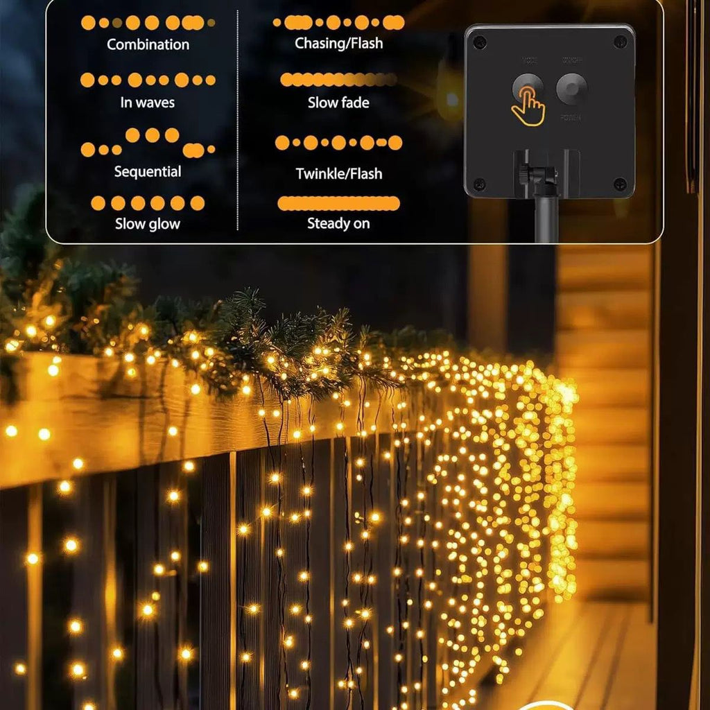 Luces navidad solar 17m 170led(8473)