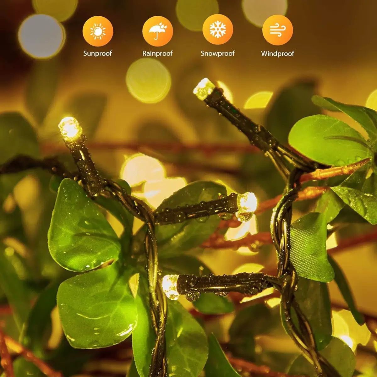 Luces navidad solar 17m 170led(8473)