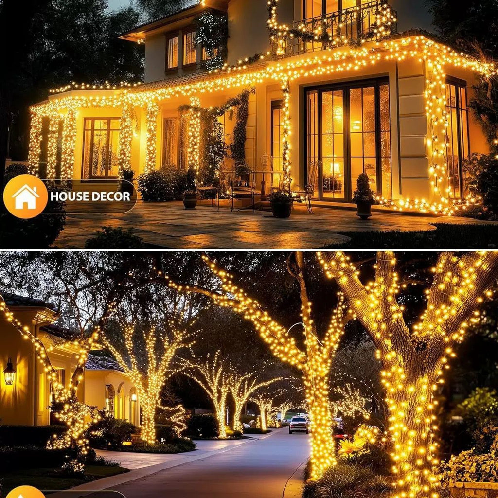 Luces navidad solar 17m 170led(8473)