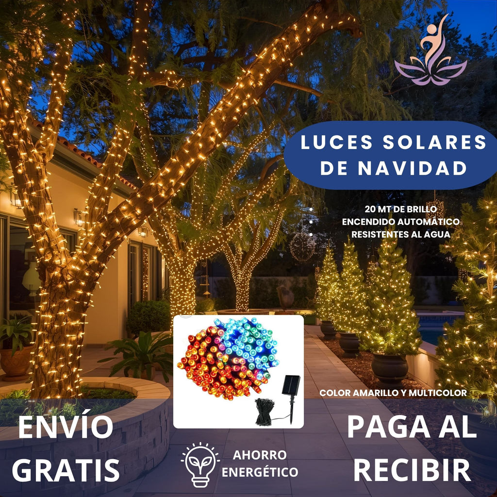 Luces navidad solar 17m 170led(8473)