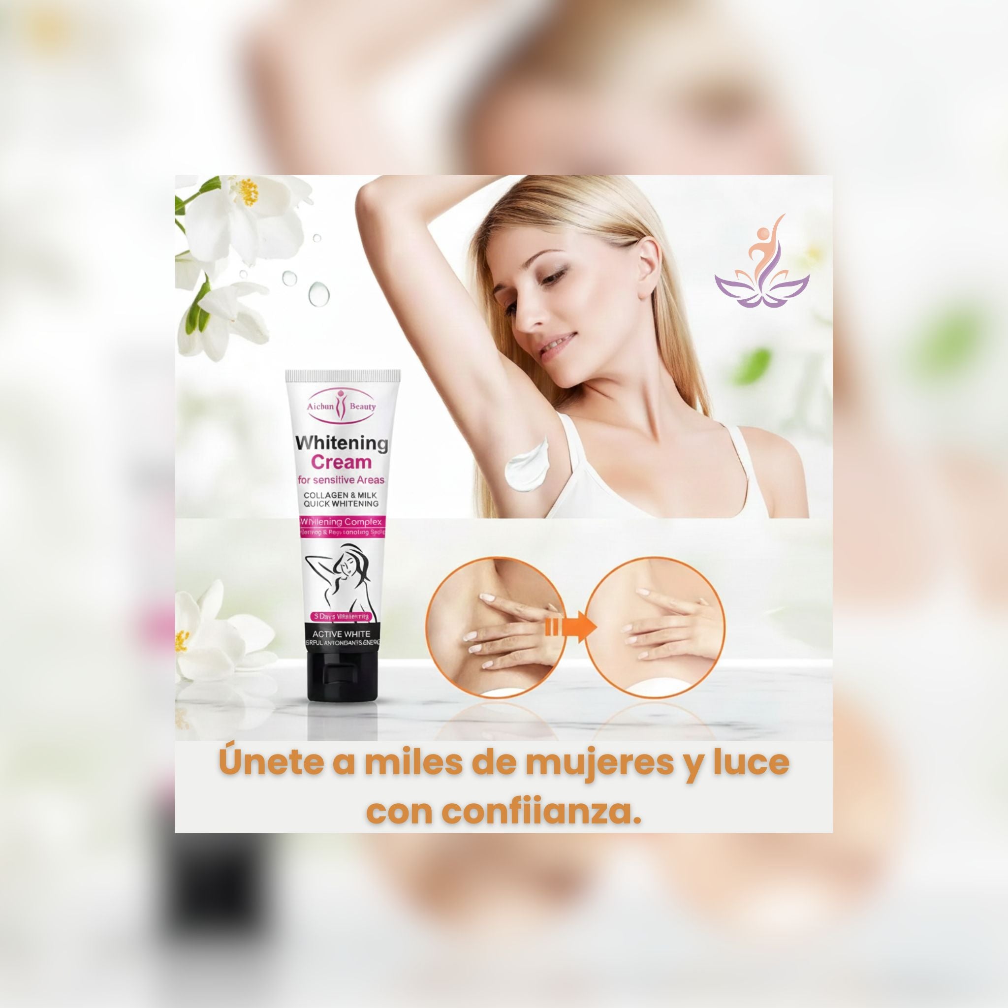 Crema Blanqueadora Axilas Y Zona Intima