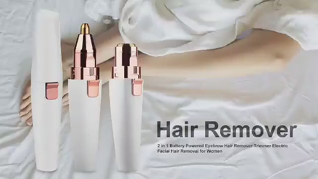 Depiladora de Precisión Facial 2 en 1